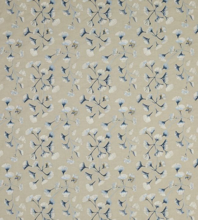 Ginkgo Fabric by Jane Churchill Blue