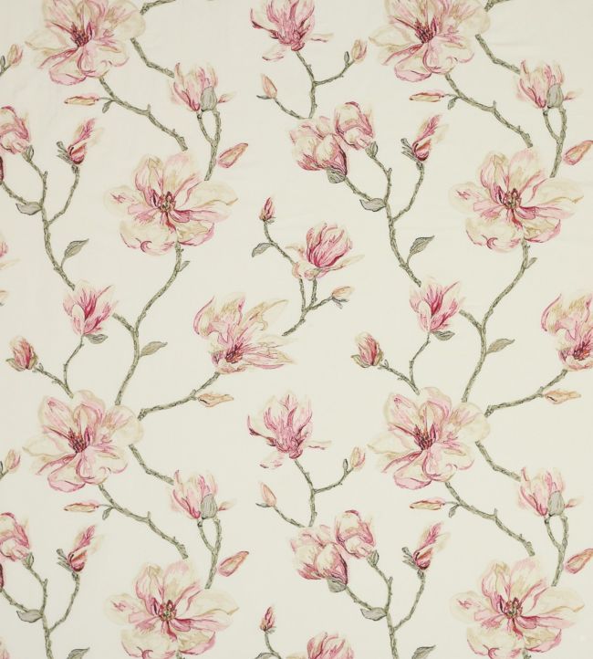 Lola Flower Fabric by Jane Churchill Pink/Green