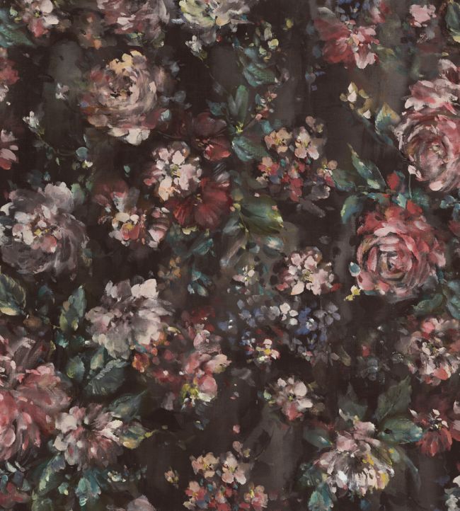 Jardin Wallpaper in Red Velvet by Rebel Walls | Jane Clayton Jardin Wallpaper in Red Velvet by Rebel Walls | Jane Clayton