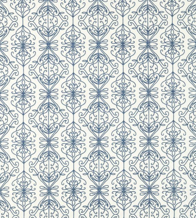 Java Linen Fabric by Harlequin Denim/Pearl