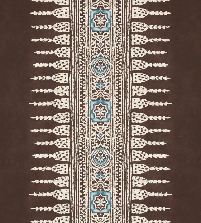 Javanese Stripe Wallpaper by Anna French Brown