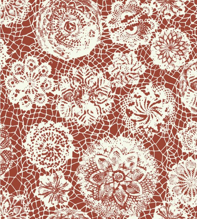 Punto Madama Wallpaper by Jean Paul Gaultier Brique