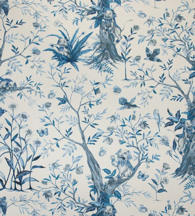 Leo De Janeiro Fabric by Jim Thompson Chinese Porcelain