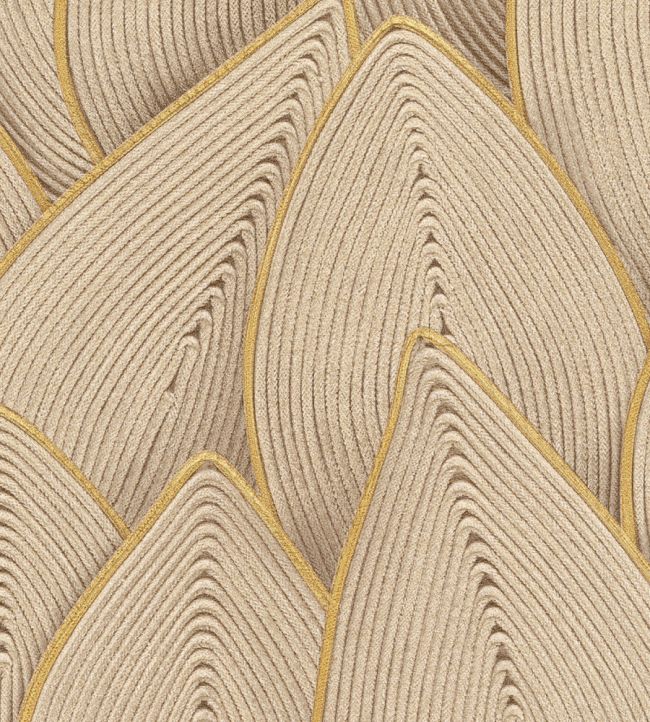 Jonchee Wallpaper by Elitis Rehausse D'un Fil D'or