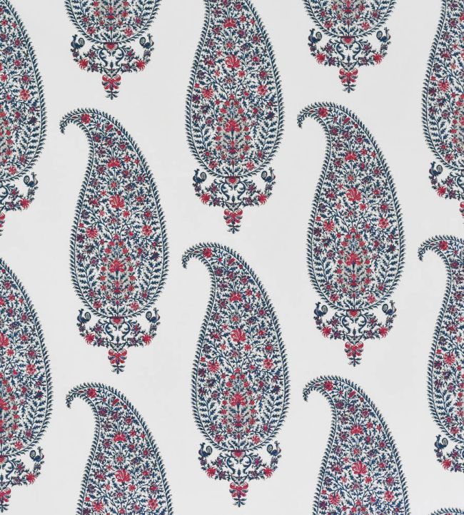 Josephine Fabric by Titley and Marr Indigo & Red
