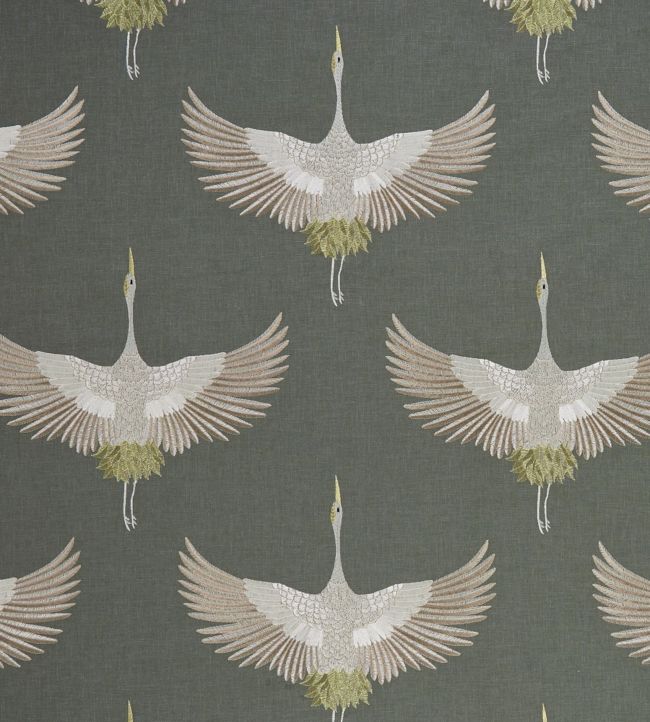 Demoiselle Fabric by Kai Eucalyptus