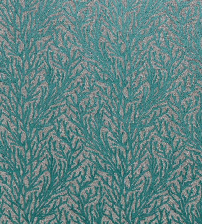 Reef Fabric by Kai in Teal Jane Clayton