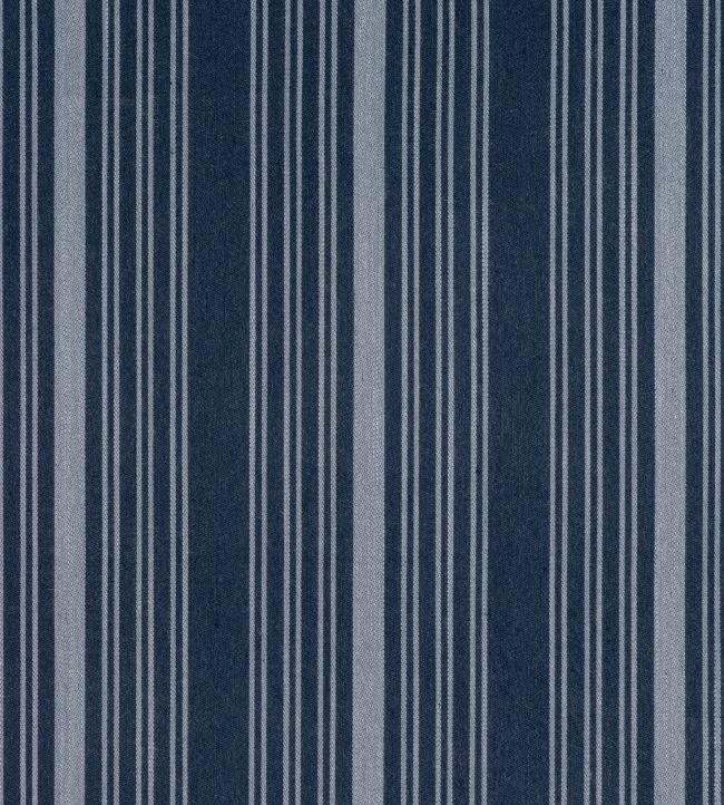 Kaia Stripe Fabric by Thibaut Marine