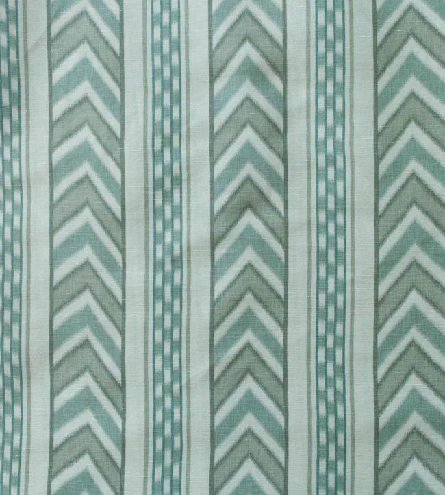 Kamil Stripe Fabric by Titley and Marr Lichen & Sage