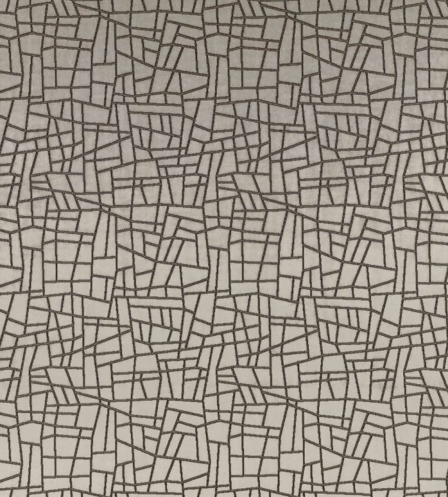 Kiesler Fabric by Zinc Silver Grey