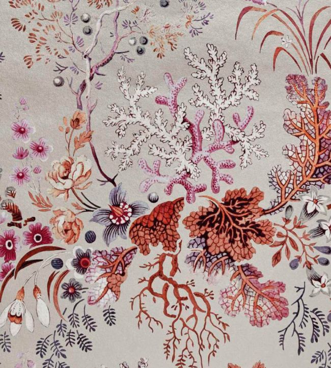 Kilburn's Coral Wallpaper by 1838 Wallcoverings Coral Reef