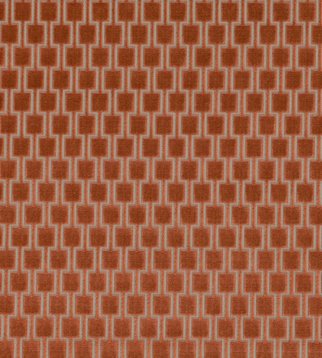 Bakerloo Fabric by Kirkby Design Burnt Orange