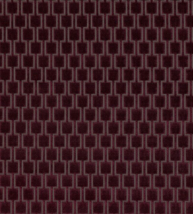 Bakerloo Fabric by Kirkby Design Blackcurrant