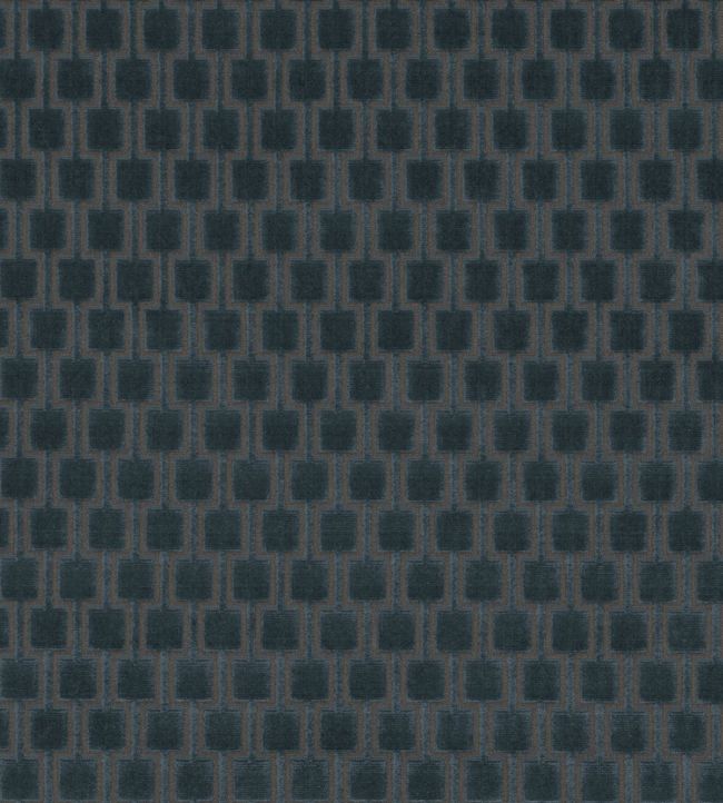 Bakerloo Fabric by Kirkby Design Petrol