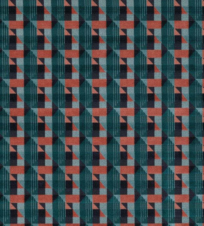Piccadilly Fabric by Kirkby Design Teal