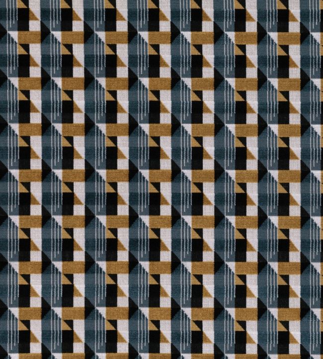 Piccadilly Fabric by Kirkby Design Petrol