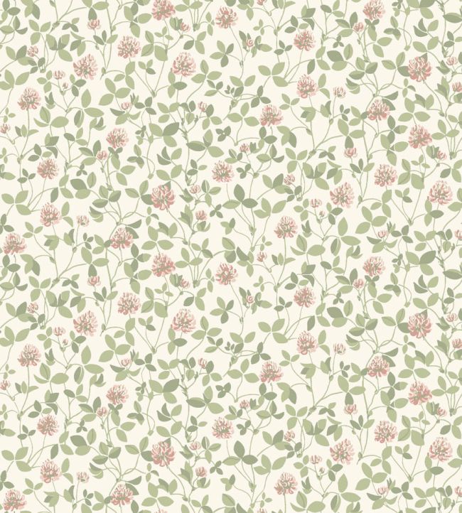 Klover Wallpaper by Borastapeter Pink