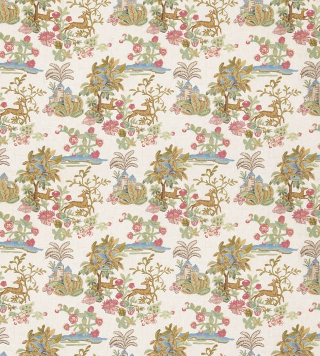 Knights Tale Light Fabric by GP & J Baker Jewel