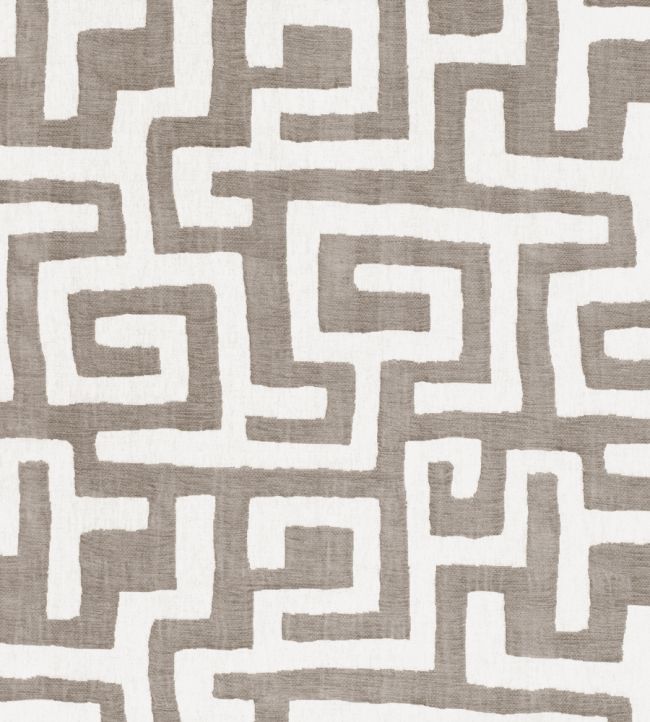 Kuba Cay Fabric by Zinc Pebble