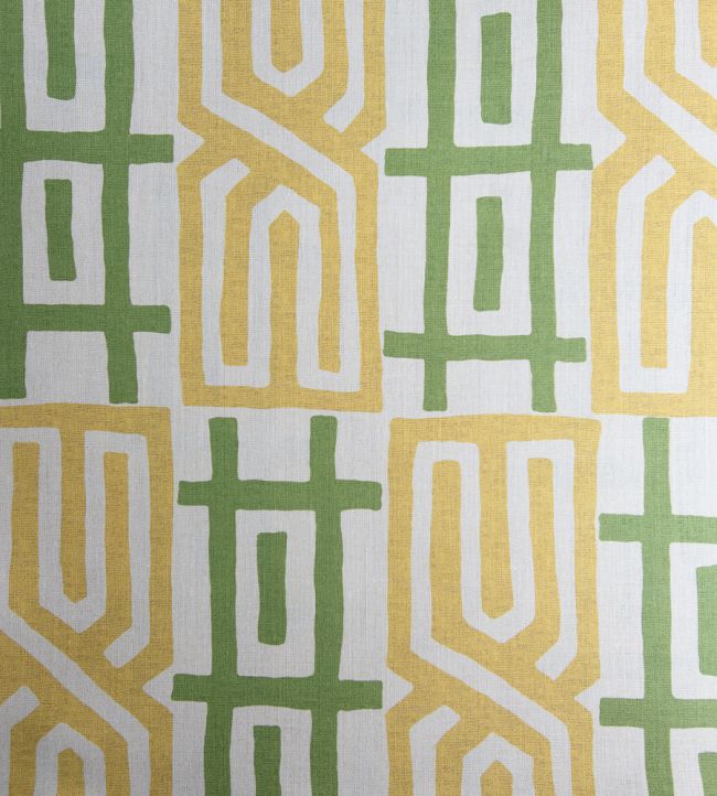 Kuba Fabric by Titley and Marr Linden & Amber