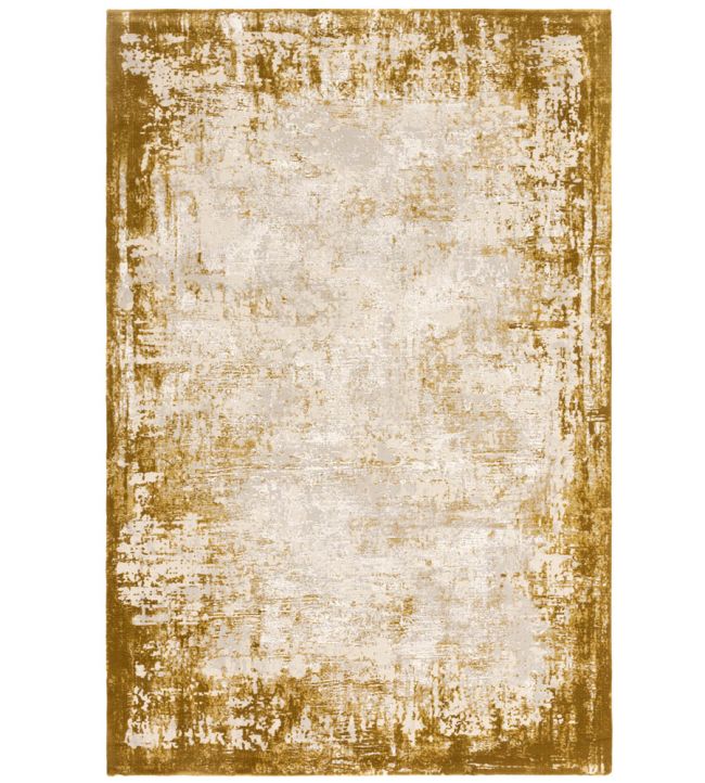 Asiatic Kuza Border rug Gold KUZA1201700004 Gold