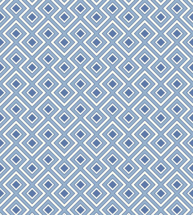 La Fiorentina Small Wallpaper by GP & J Baker Blue