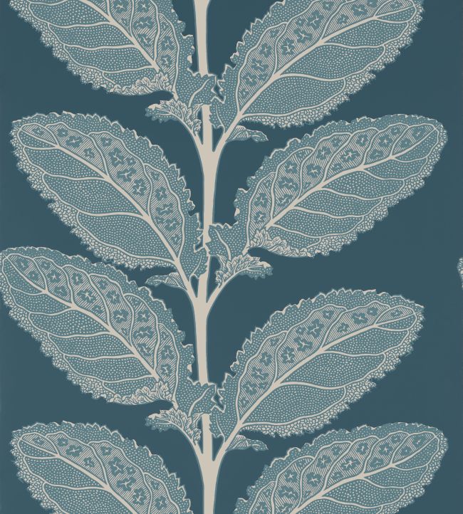 Lacinato Wallpaper by Thibaut Mineral