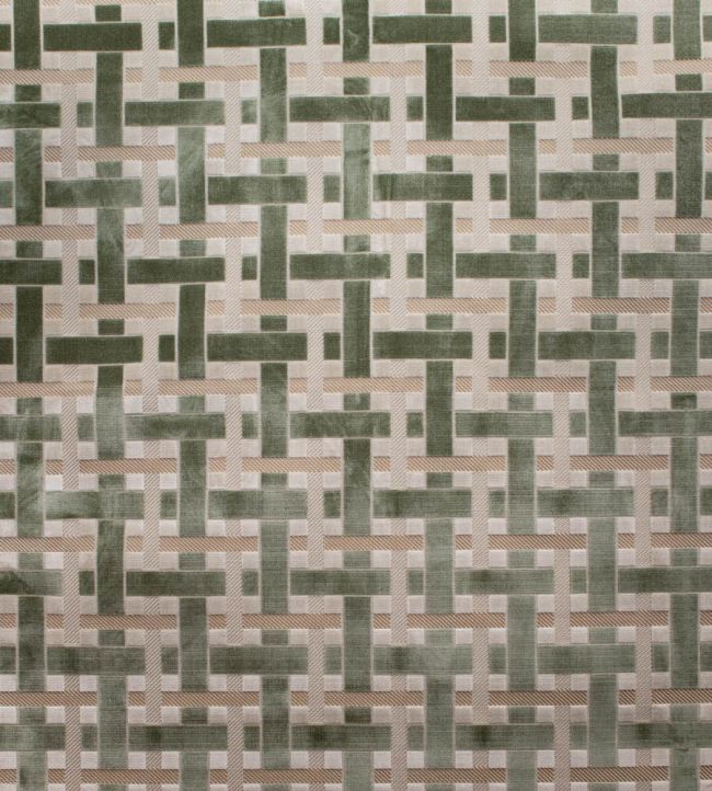 Lacis Fabric by Lelievre Celadon