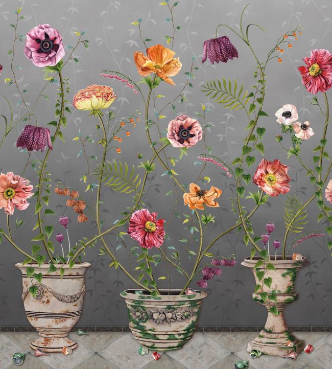 Lamorran Wallpaper Mural in 4 by Osborne & Little Jane Clayton