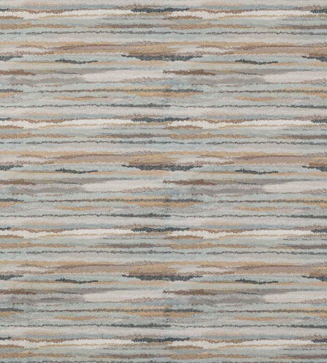 Lanata Fabric by Jane Churchill Silver/Aqua