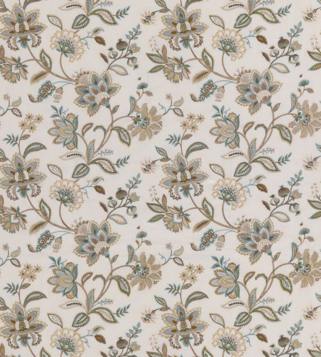 Langley Fabric by GP & J Baker Aqua