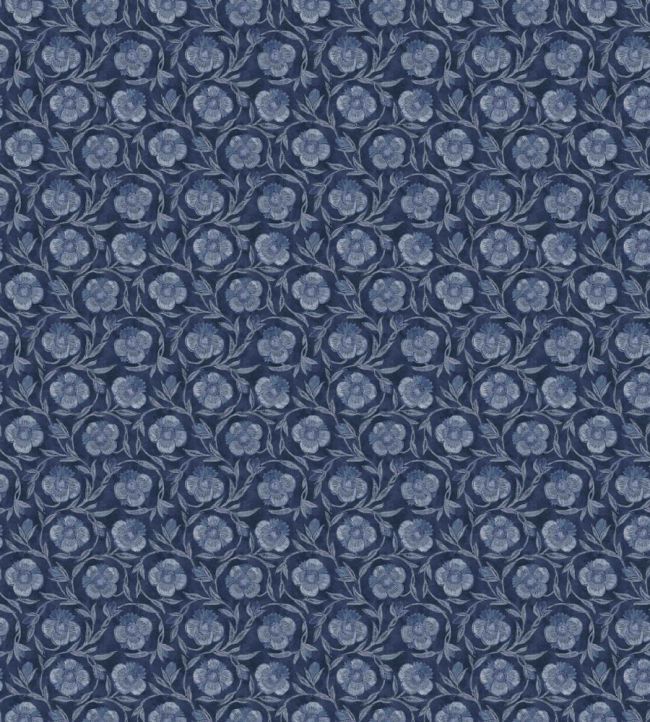 Laurel Fabric by Warwick Indigo