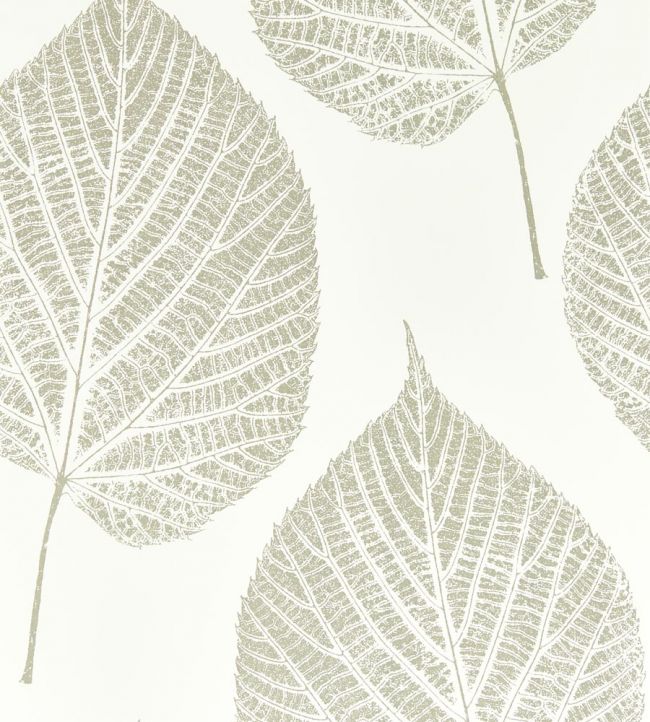 Leaf Wallpaper by Harlequin Chalk / Silver