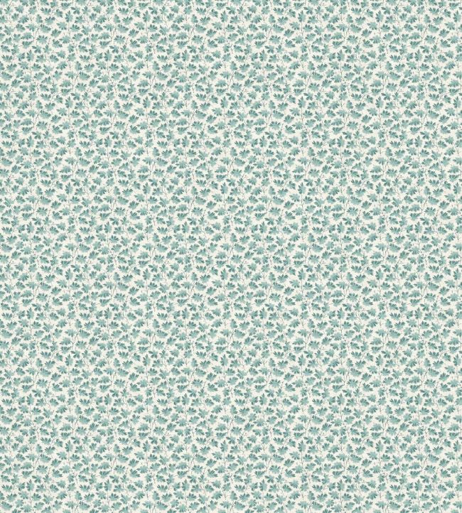 Leaf Trail Fabric by Warner House Teal