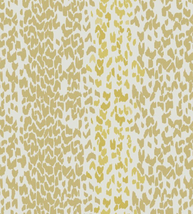 Leopard Wallpaper by Parker & Jules Aqua Chartreuse