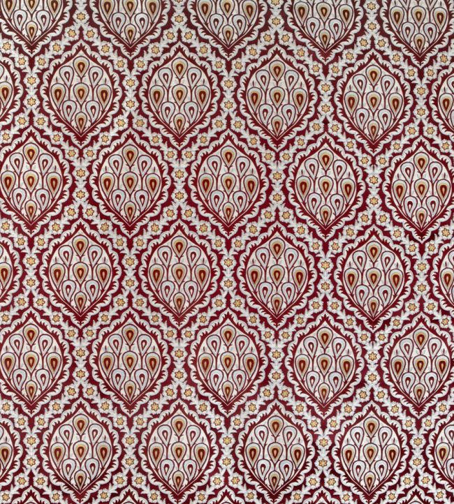 Les Grenades Fabric by Lelievre Cramoisi