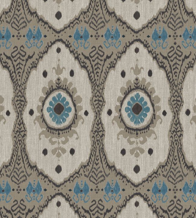 Bukhara Fabric by Lewis & Wood Umber