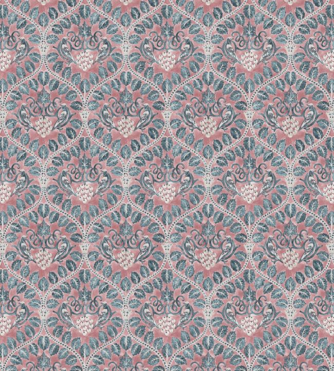 Berry Brothers Wallpaper by Lewis & Wood Raspberry