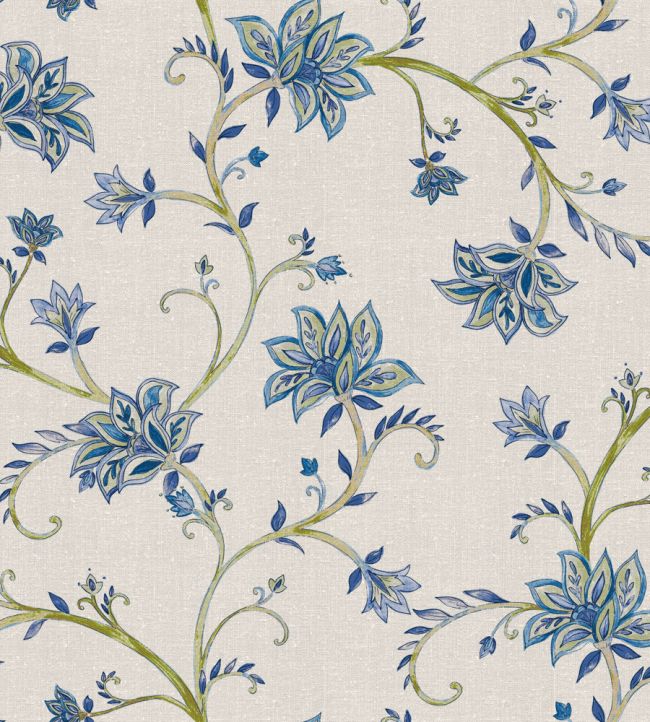 Lily Wallpaper by Coordonne Blue