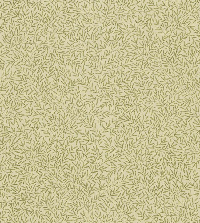 Lily Leaf Fabric by Morris & Co Olive