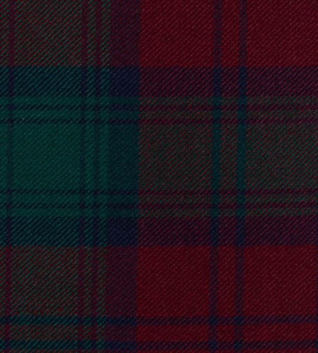 Lindsay Mod Fabric by The Isle Mill Green/Red