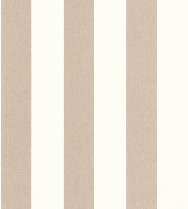 Linen Lines Wallpaper in Taupe by Caselio Jane Clayton