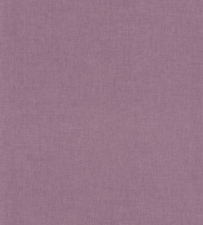 Linen Uni Wallpaper by Caselio Aubergine