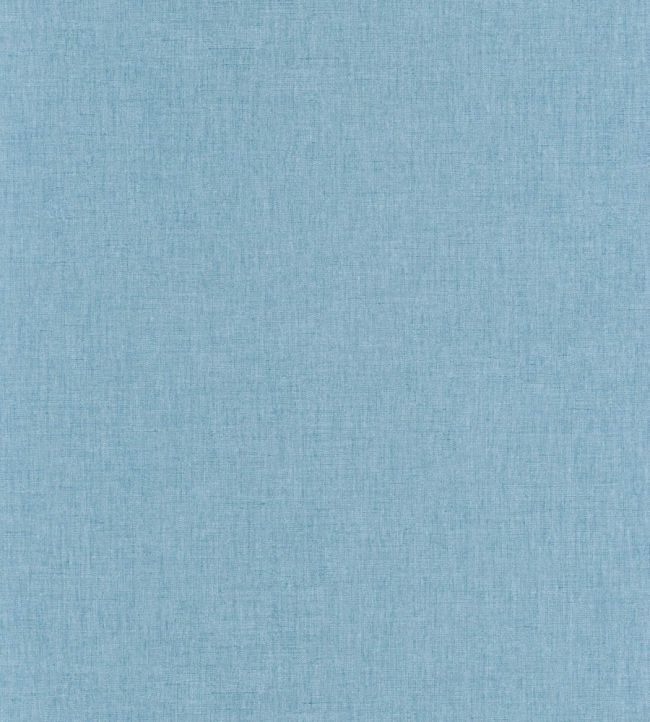 Linen Uni Wallpaper by Caselio Bleu Ciel