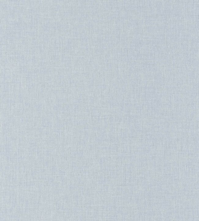 Linen Uni Wallpaper by Caselio Bleu Doux Chine