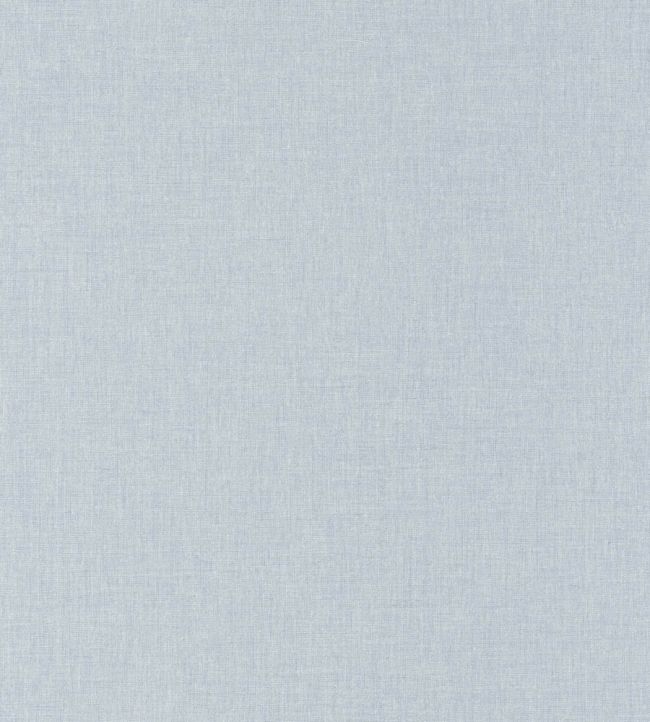 Linen Uni Wallpaper by Caselio Bleu Doux Chine