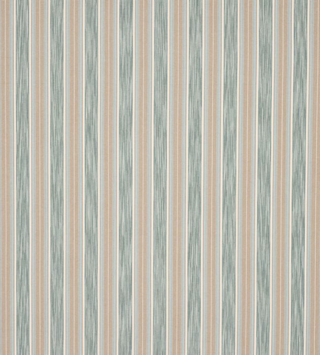 Linton Stripe Fabric by Jane Churchill Aqua