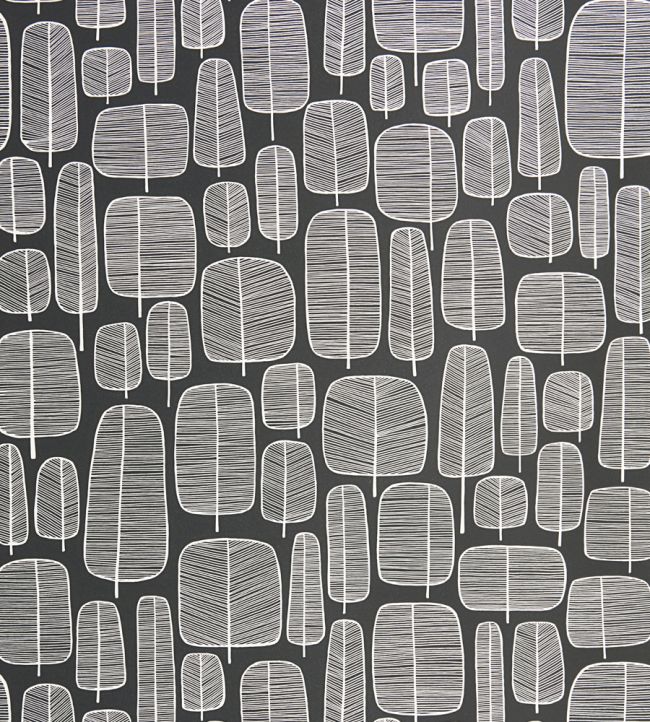Little Trees Wallpaper by MissPrint Charcoal