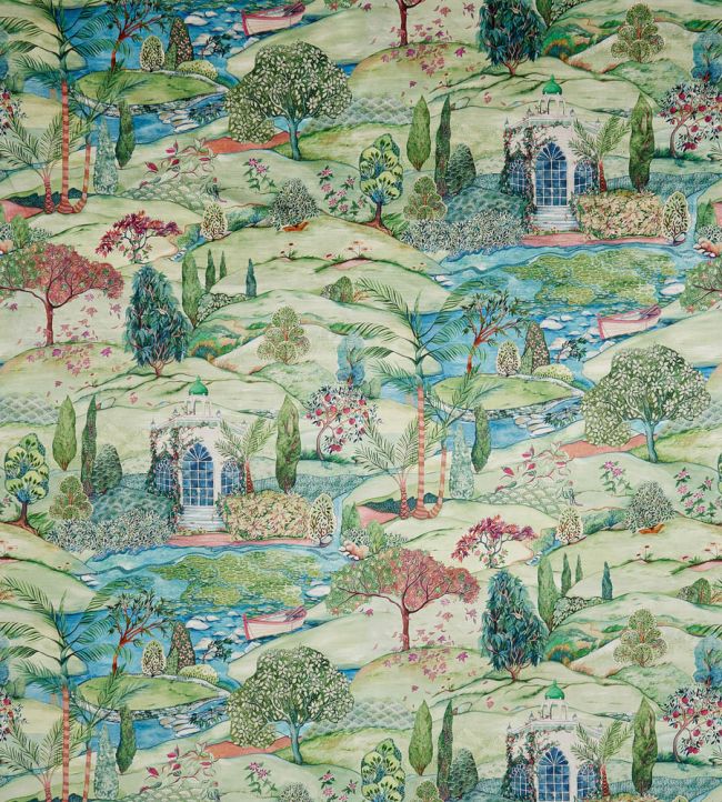 Lodhi Velvet Fabric by Osborne & Little Emerald