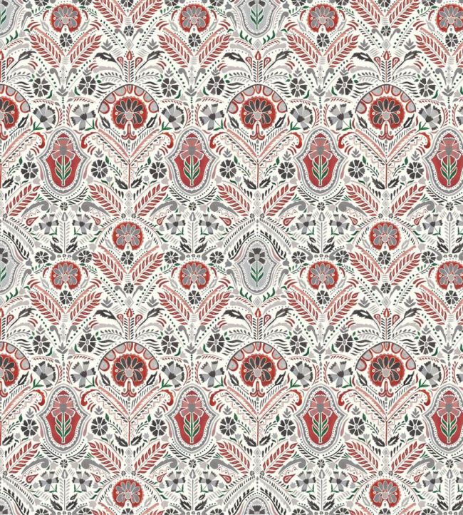Lustleigh Fabric by William Yeoward Rouge